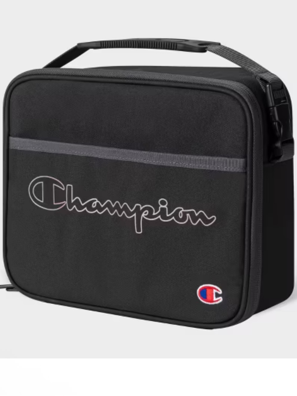 Champion Center Lunch Box with Tray - Black & Pink New NWT